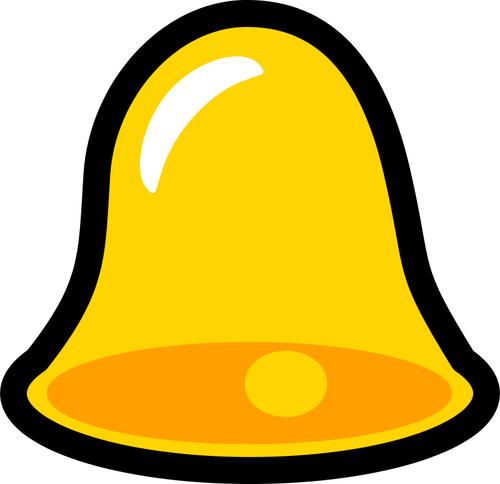 500x484 Yellow Bell Vector Image Public Domain Vectors