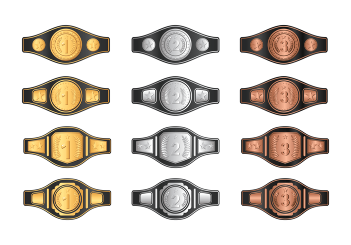 700x490 Champion Belt Vector