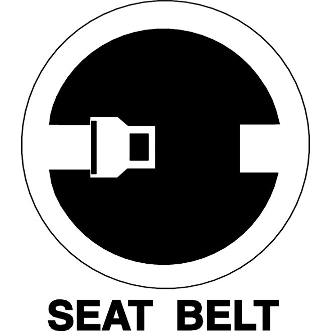 660x660 Fasten Seat Belt Vector Sign
