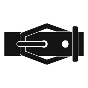300x300 Black Leather Belt Royalty Free Vectors
