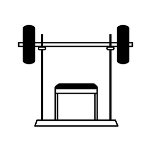 300x300 Bench Press Royalty Free Vectors