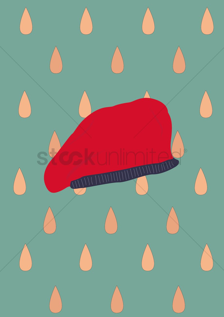 919x1300 Beret Vector Image