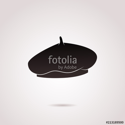 500x500 Beret Vector Icon. Stock Image And Royalty Free Vector Files On