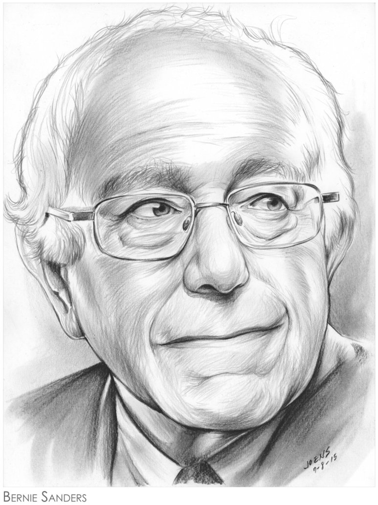 Bernie Sanders Vector at GetDrawings.com | Free for personal use Bernie