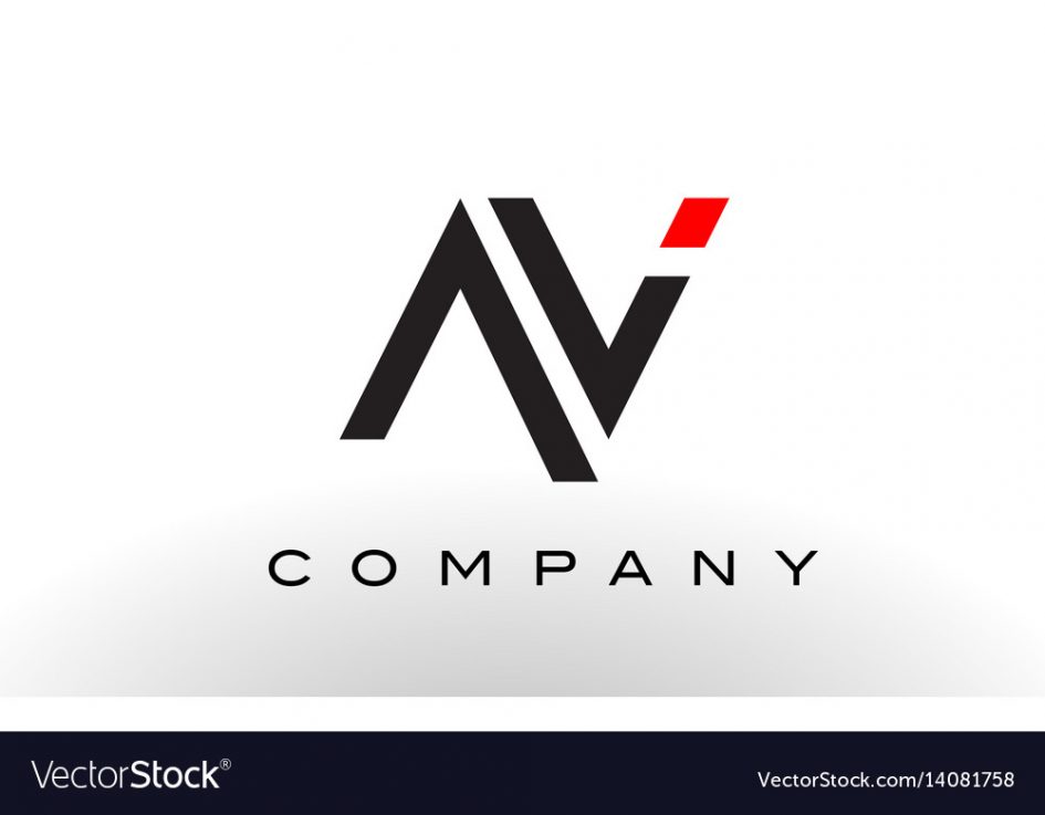 945x737 Logos. Av Logo Image Av Logo Letter Design Royalty Free Vector