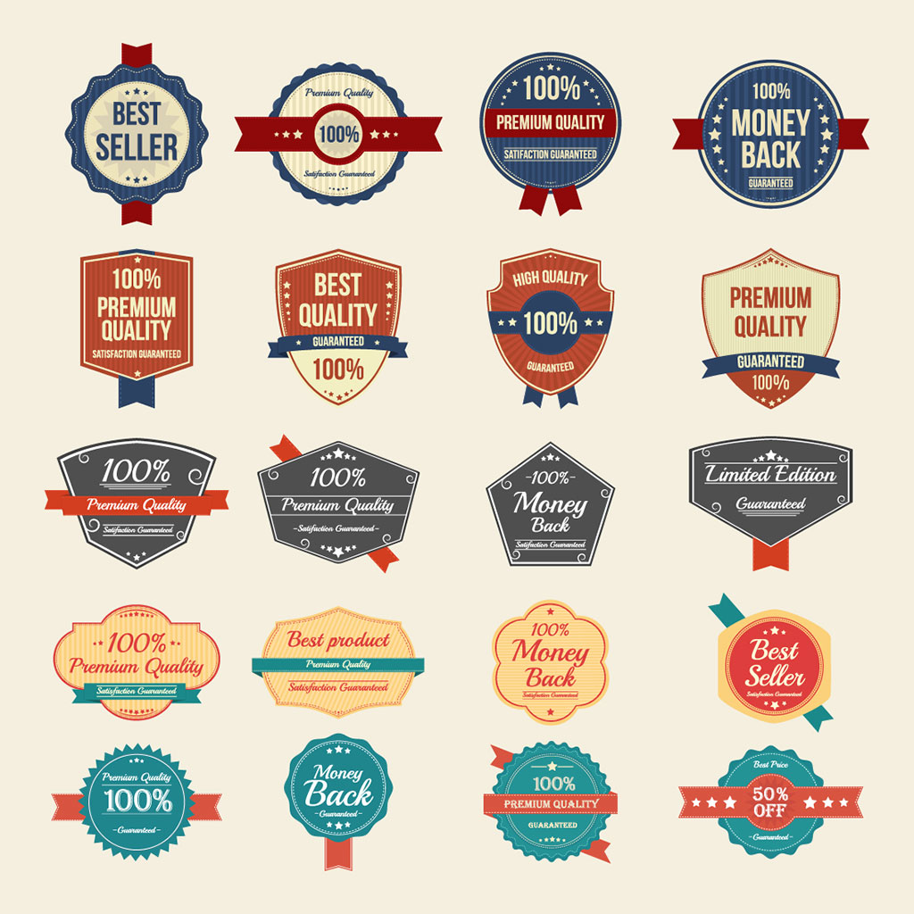 1024x1024 100 Free Vector Vintage Badges, Stickers Amp Stamps In Ai, Eps Format
