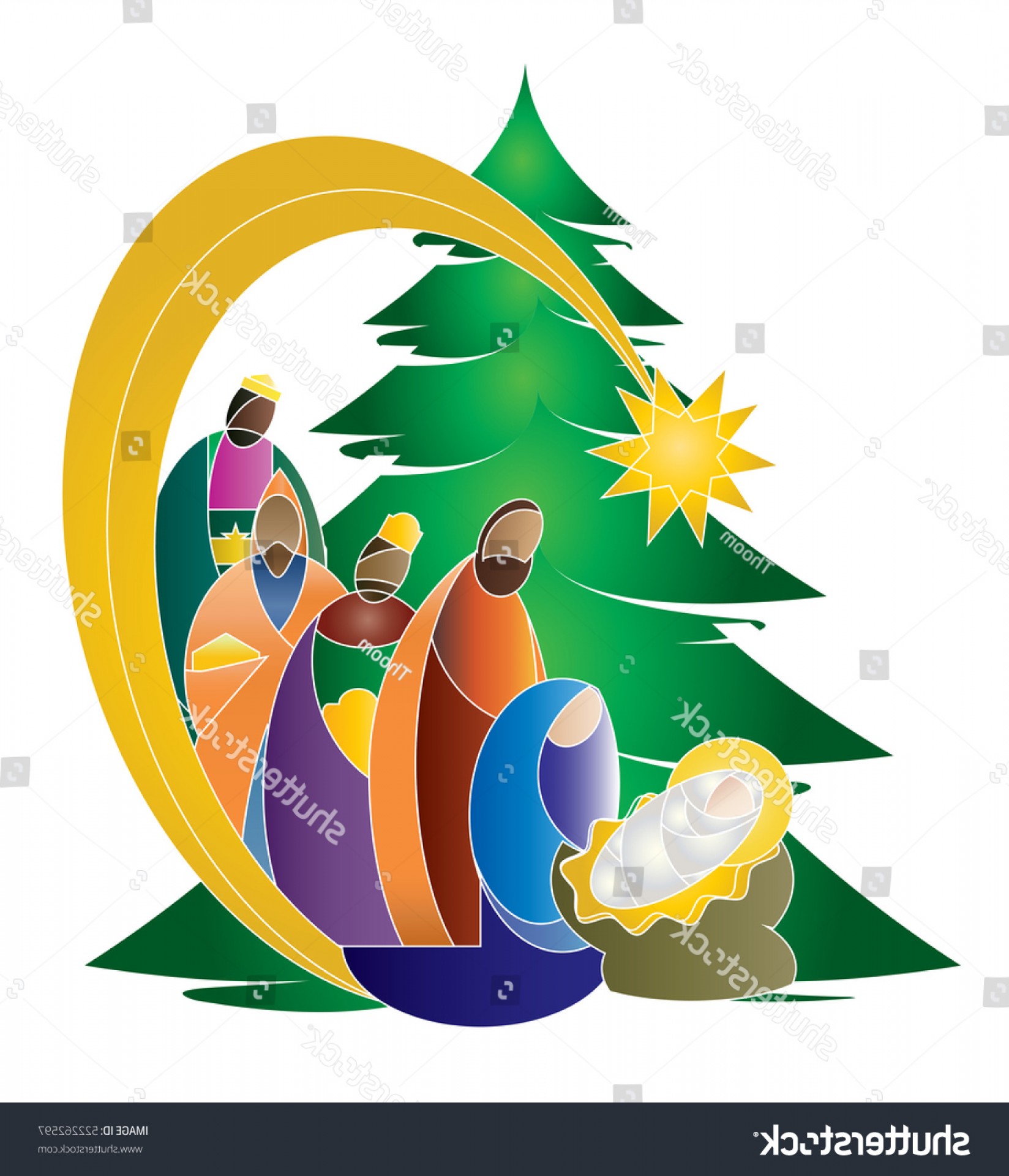 1648x1920 Christmas Nativity Religious Bethlehem Crib Scene Shopatcloth