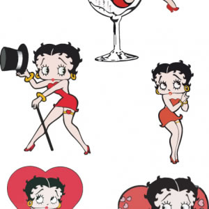 300x300 Betty Boop Vector