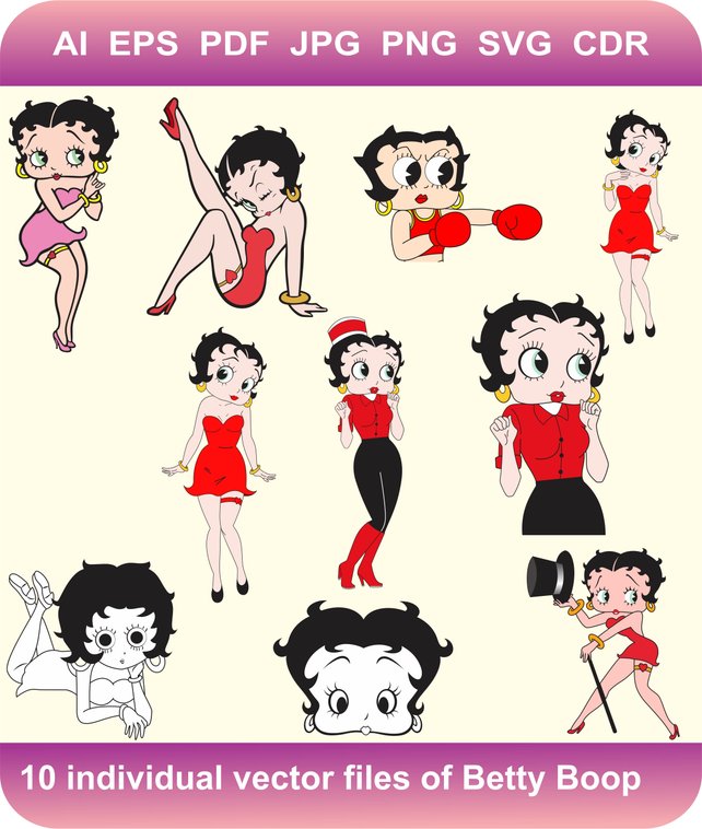 Betty Boop Vector At Getdrawings Free Download