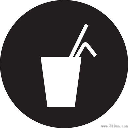 500x500 Black Background Beverage Icons Vector Free Vector In Adobe