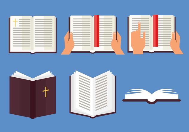 632x442 Open Bible Vector Set Free Vector Download 149377 Cannypic
