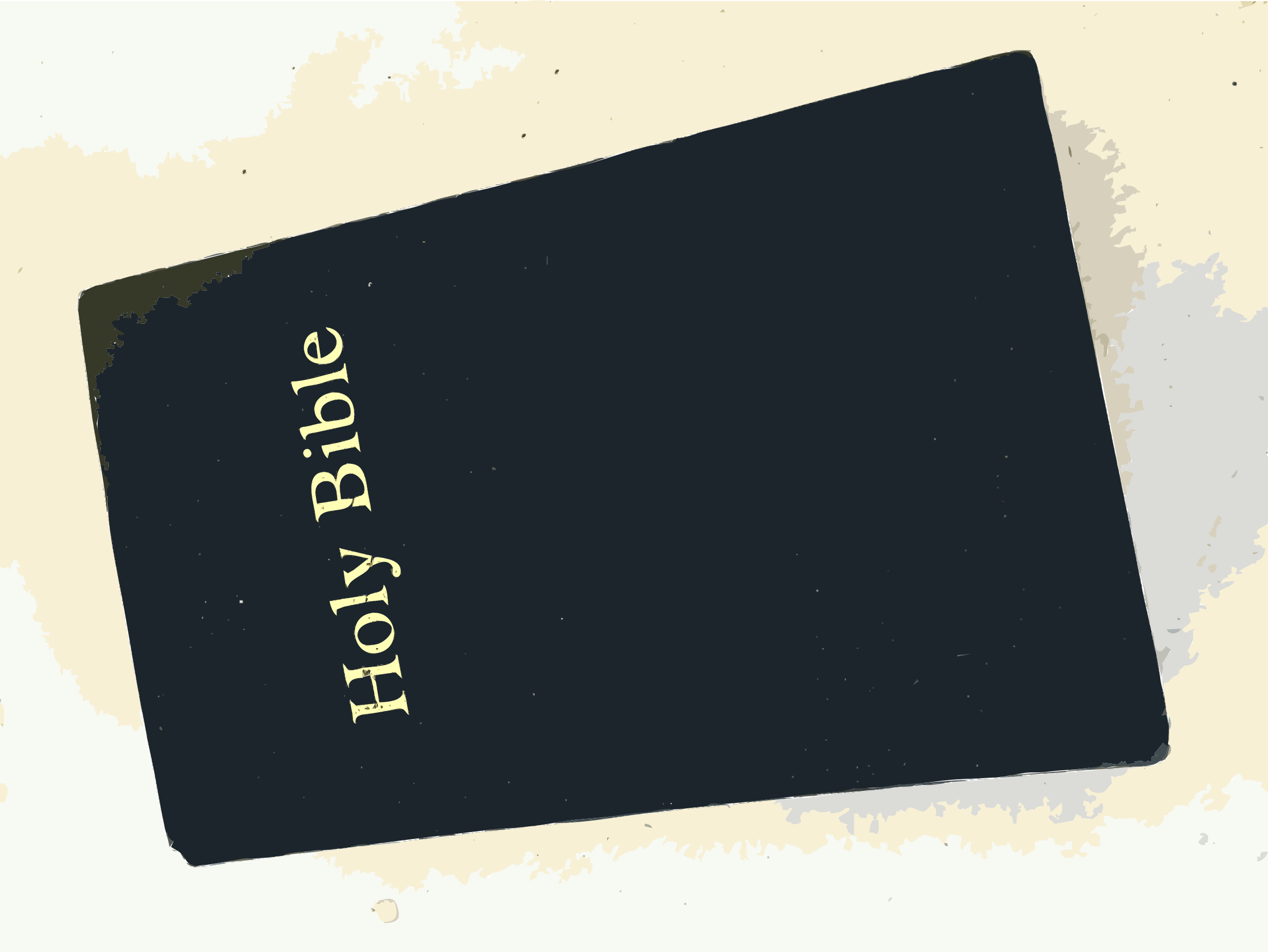 2400x1802 Holy Bible Vector Clipart Image