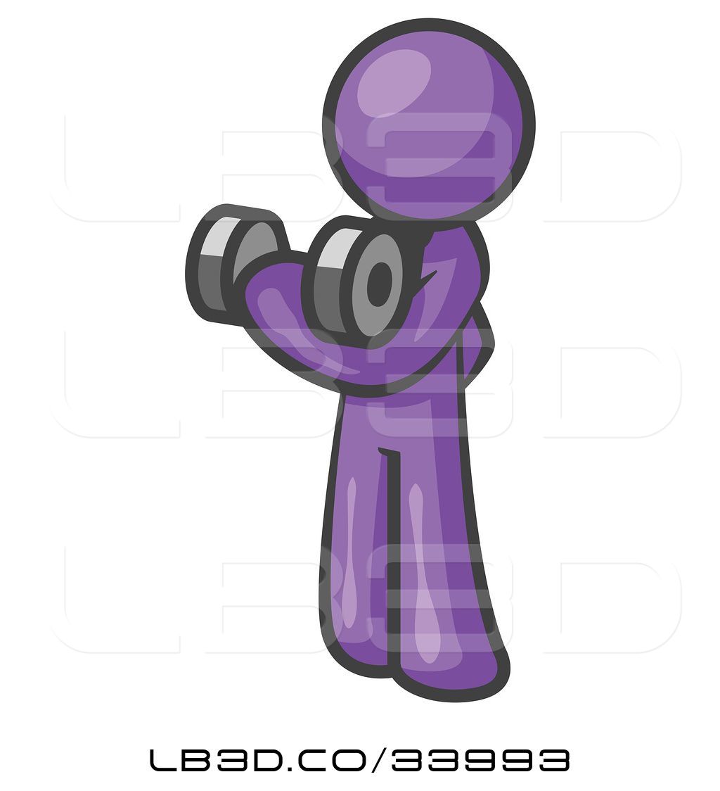 1024x1124 Vector Illustration Of Cartoon Purple Design Mascot Doing Bicep