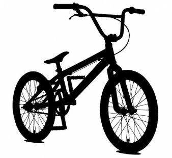 338x310 Silueta Bicicleta Bmx Vector Bicicleta Cricut Explore Air