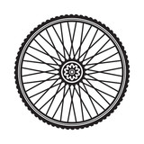 160x160 Bicycle Wheel, Vector Format Stock Image And Royalty Free Vector