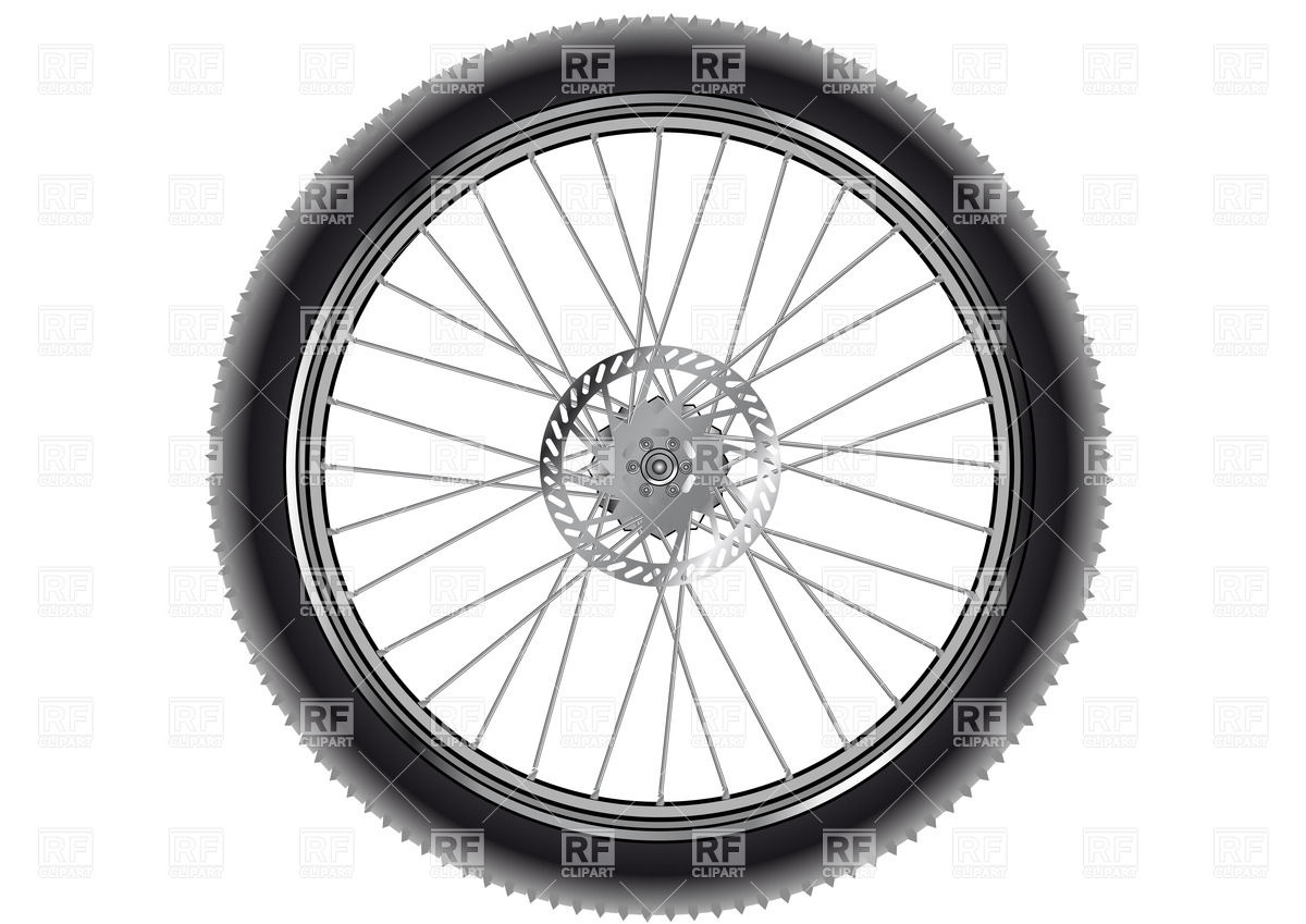 1200x849 Mountain Bike Wheel Vector Image Vector Artwork Of Objects