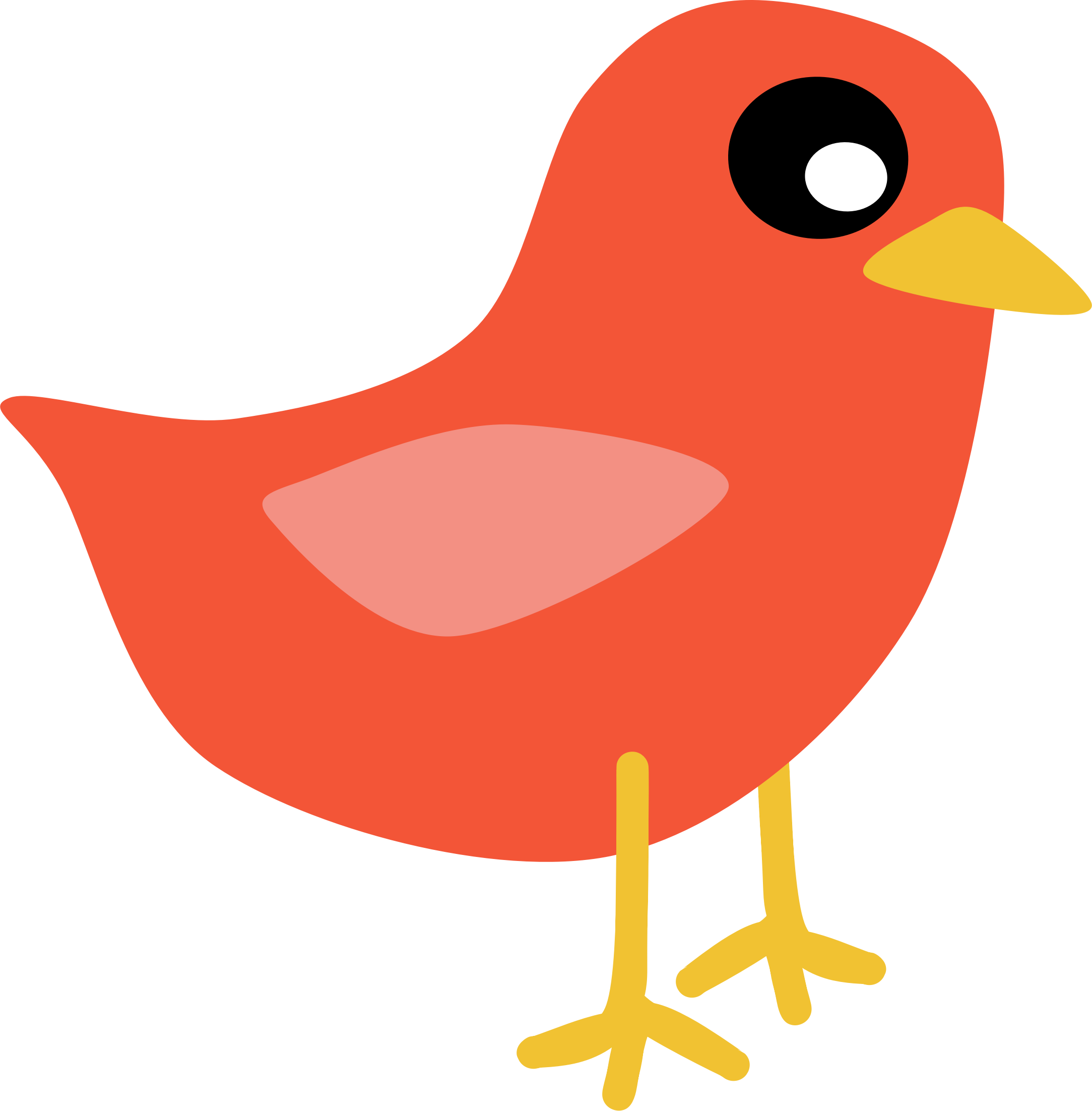 2167x2204 Clip Art Of Big Birds