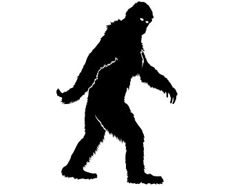 340x270 Bigfoot Silhouette Etsy