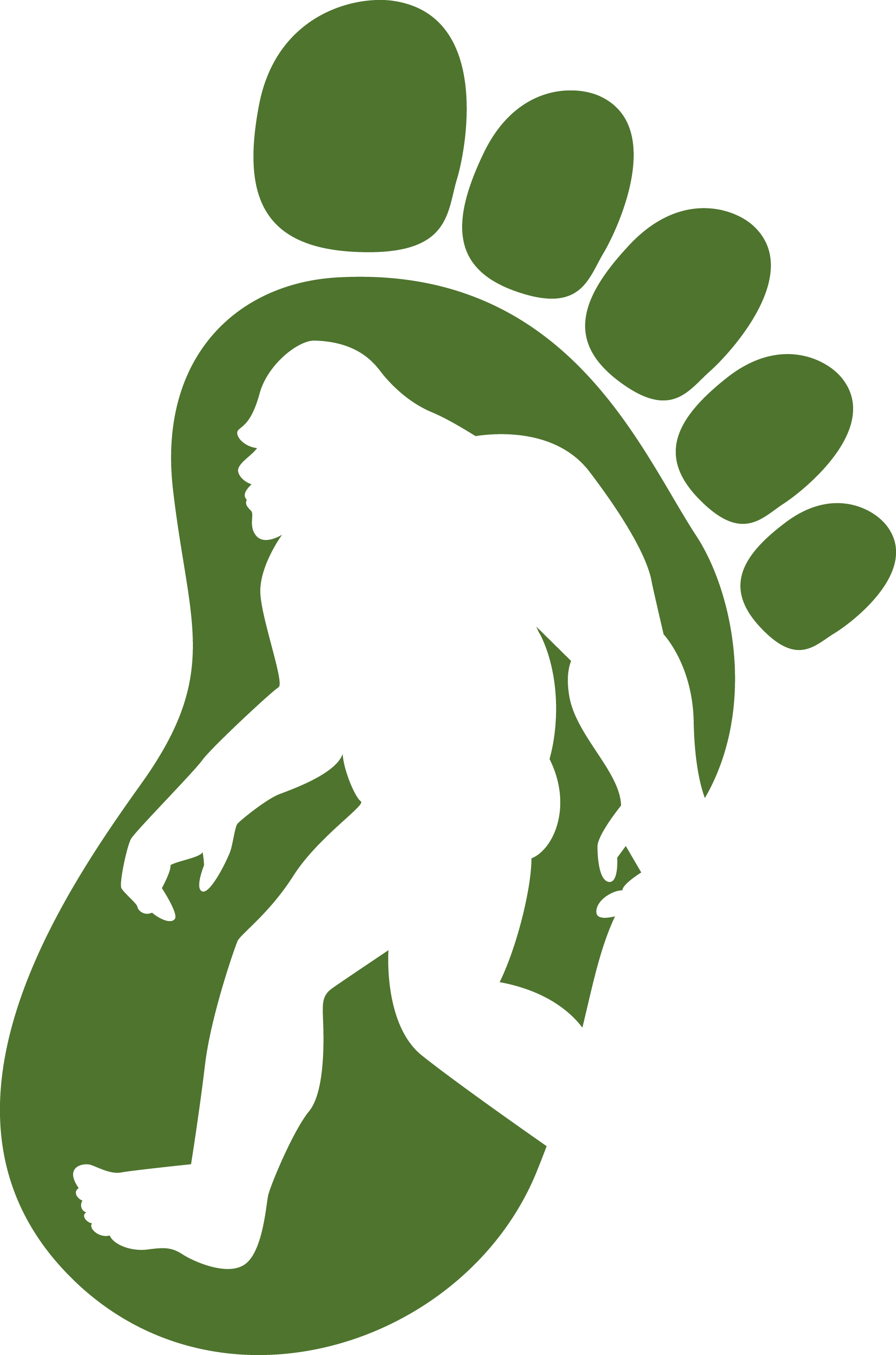 1900x2873 Big Foot Clipart