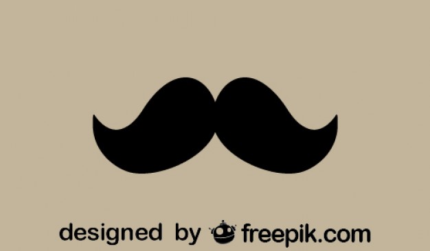 626x366 Icono De Bigote Retro Descargar Vectores Gratis