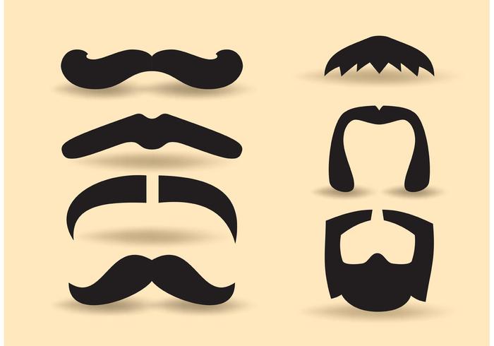 700x490 Vector Libre Bigote Conjunto