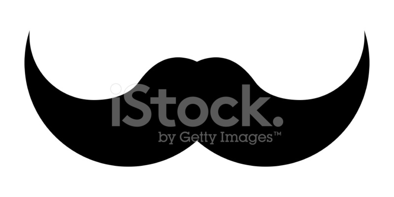 800x400 Bigote Stock Vector