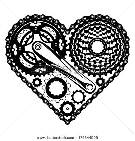 450x470 Crank Stock Vectors Amp Vector Clip Art Shutterstock Bike Art