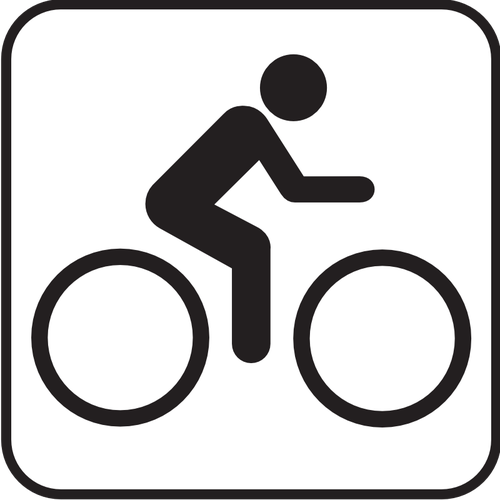 500x500 Us National Park Maps Pictogram For Bicycle Lane Vector Image