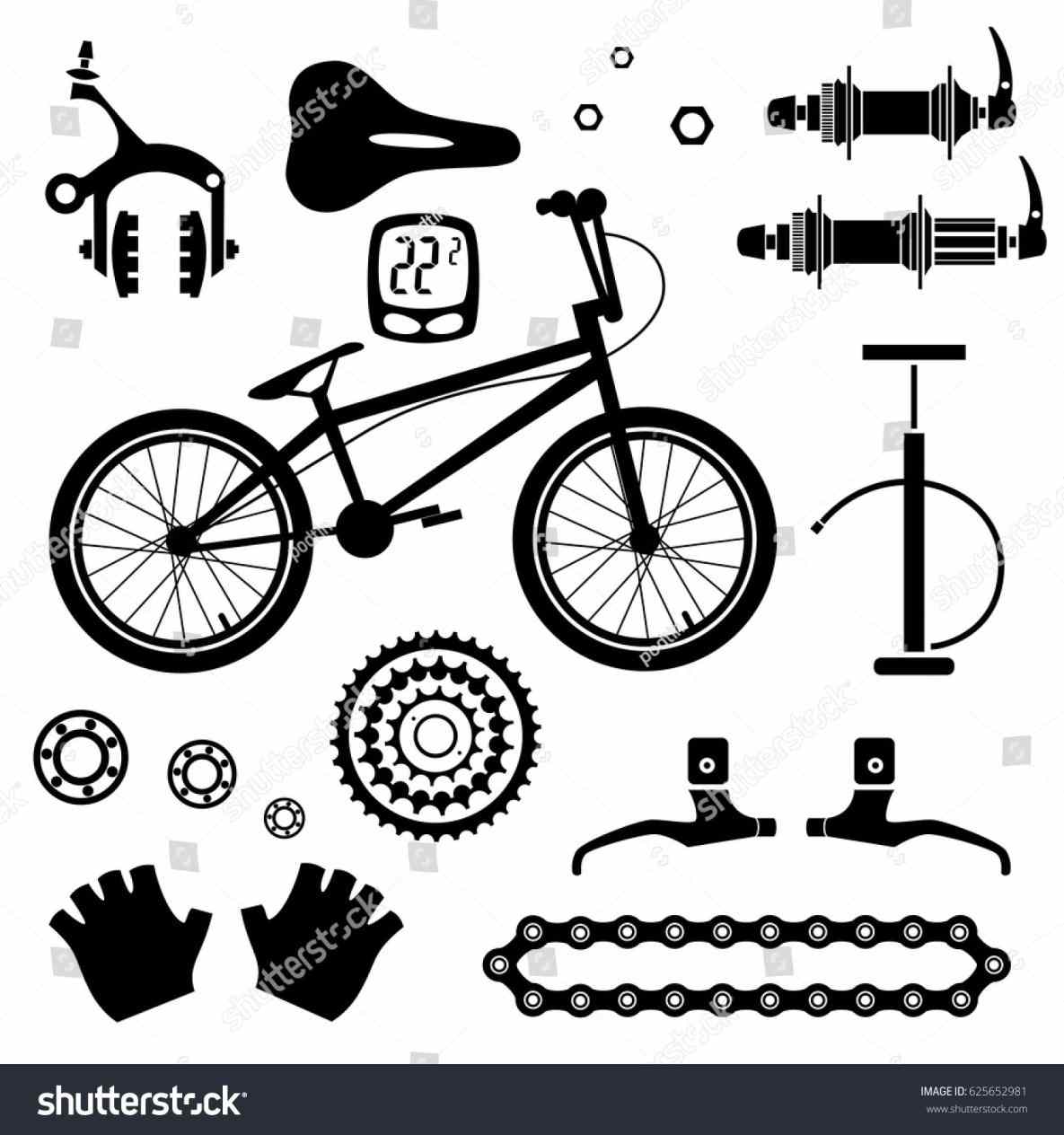 1185x1264 Bicycle Parts Vector Bike Tools And Equipment Part Andu