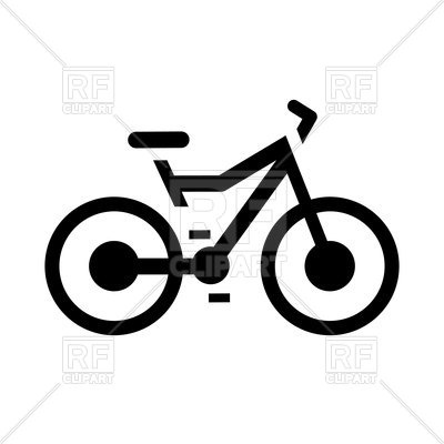 400x400 Bike Black Icon Vector Image Vector Artwork Of Transportation