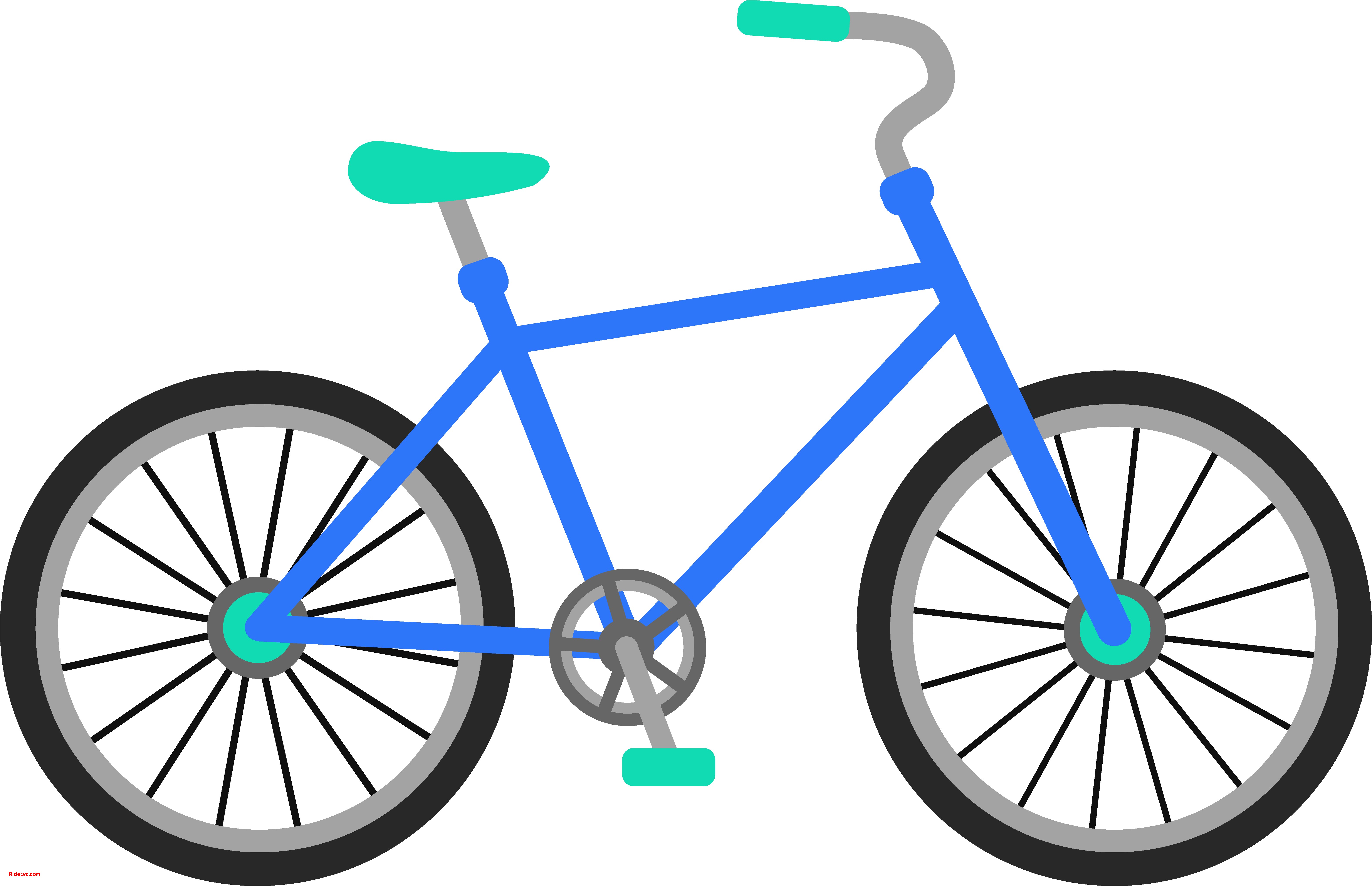 6305x4070 Bike Vector Clip Art