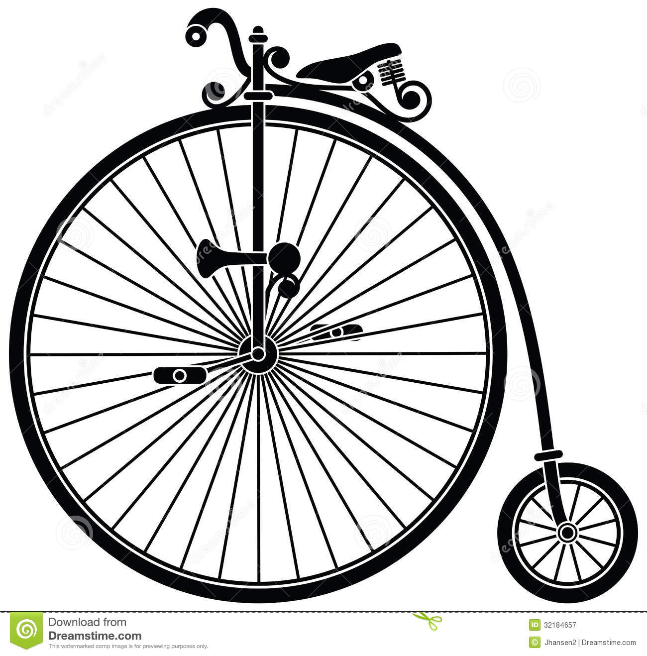 1300x1318 Collection Of Vintage Bike Wheel Drawing High Quality, Free