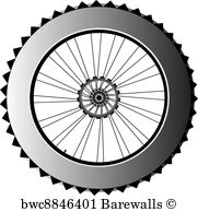 181x194 3,990 Vector Bike Wheel Black Silhouette Posters And Art Prints