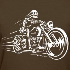 235x235 American Skull Wings Biker Vector