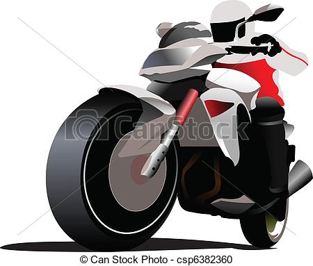 450x383 Biker. Vector Illustration.