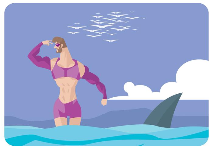 700x490 Bikini Man Vector