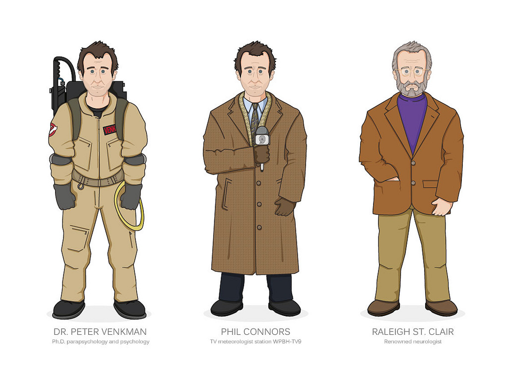 1024x768 Bill Murray Movie Characters Working On A Series Of Bill