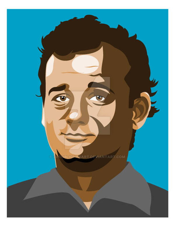600x776 Bill Murray Vector