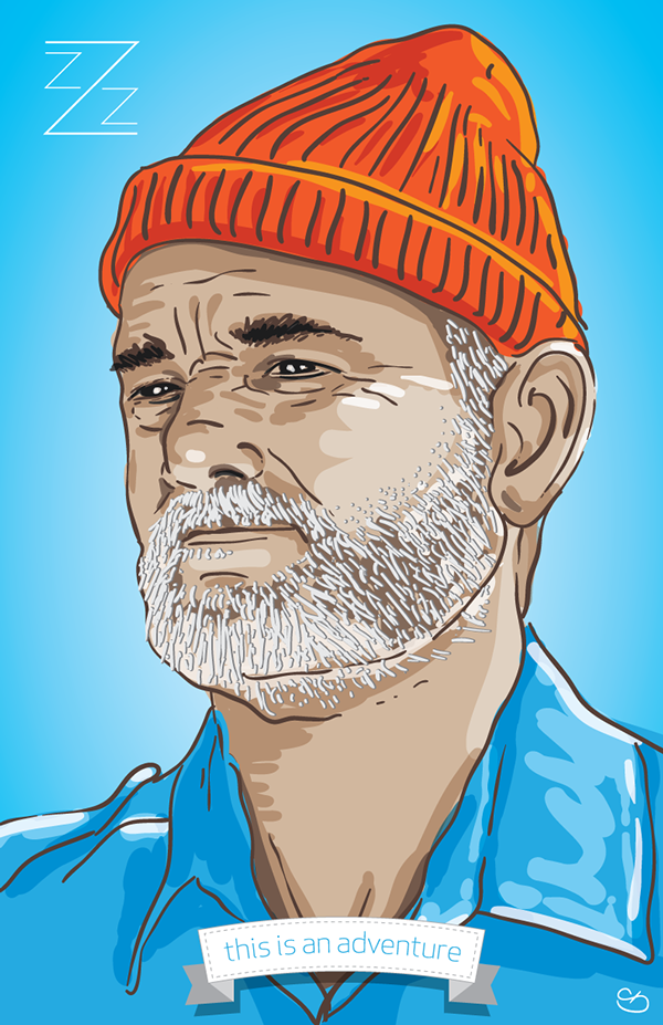 600x927 Steve Zissou On Behance