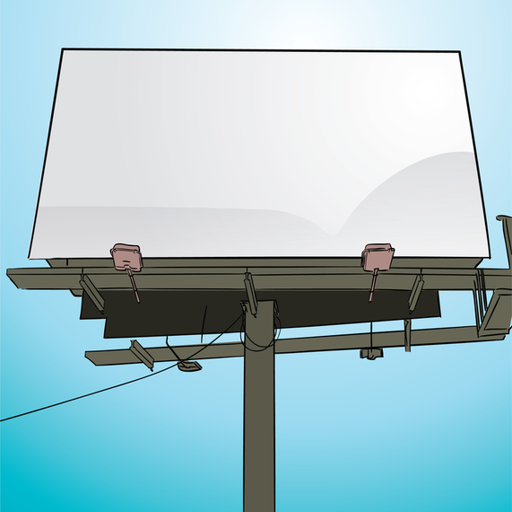 571x570 Blank Billboard Vector 3