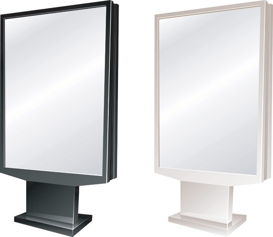 555x482 Blank Billboard Vector Free Vector In Encapsulated Postscript Eps