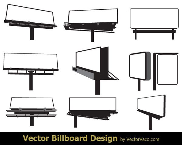 600x480 Free Free Blank Advertising Billboard Vector Art Psd Files
