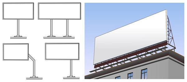 600x266 Large Billboard Vector Design Vector Free Vector Download