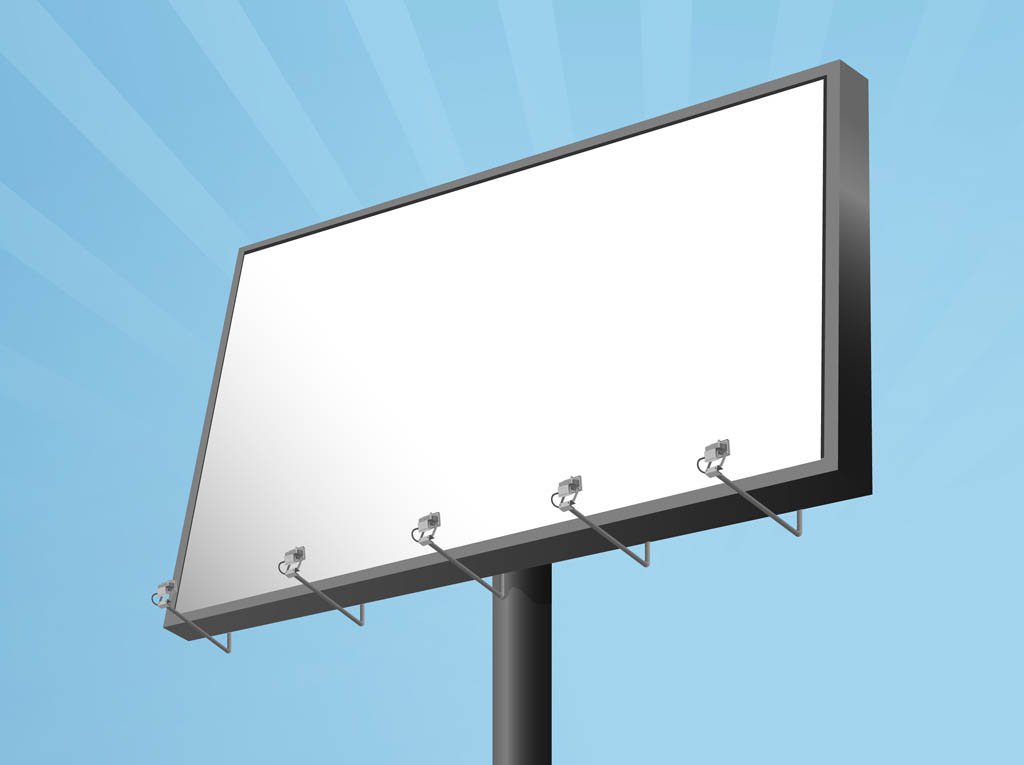 1024x765 Billboard Vector Vector Art Amp Graphics
