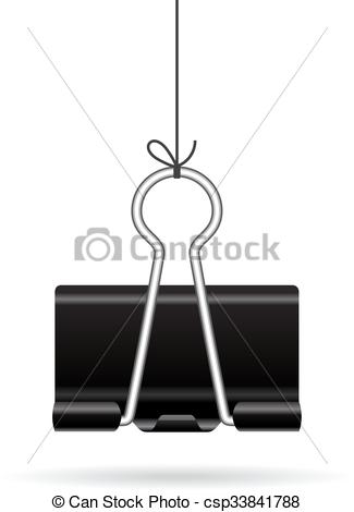 325x470 Hanging Binder Clip Icon On White Background.