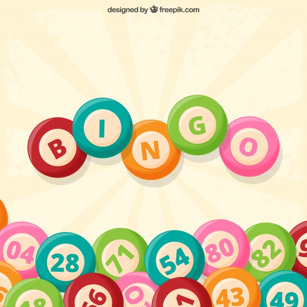 626x626 Vintage Background Of Bingo Balls Vector Free Download