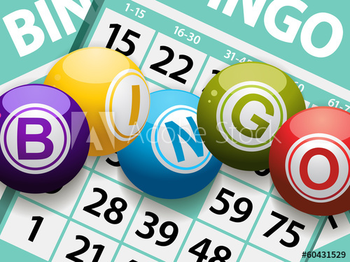 500x375 Bingo Balls On A Card Background