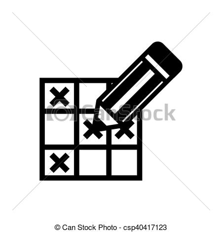 450x470 Bingo Casino Game Icon Vector Illustration Design.