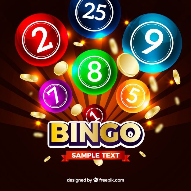 626x626 Colorful Background Of Bingo Balls Free Vector Graphic Design
