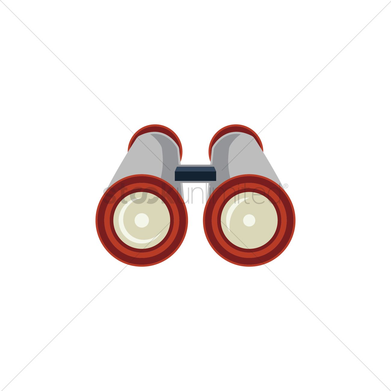 1300x1299 Binoculars Icon Vector Image